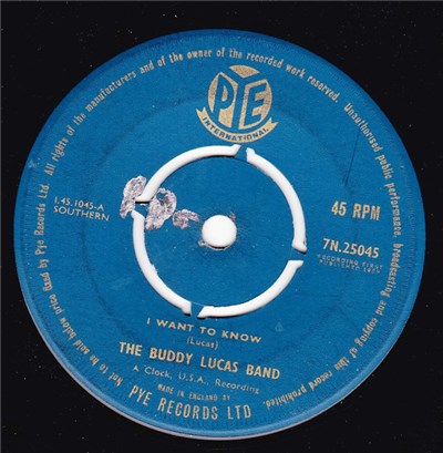 The Buddy Lucas Band - I Want To Know download mp3 flac