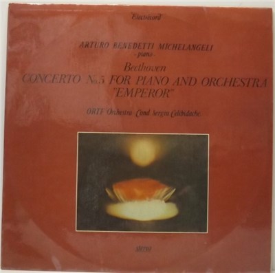 Beethoven / Arturo Benedetti Michelangeli - Piano - ORTF Orchestra Cond. Sergiu Celibidache - Concerto No.5 For Piano And Orchestra "Emperor" download mp3 flac