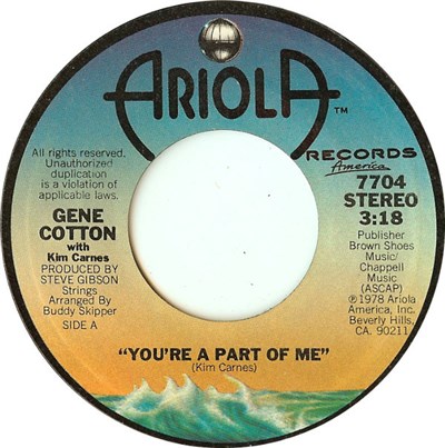 Gene Cotton With Kim Carnes - You're A Part Of Me download mp3 flac