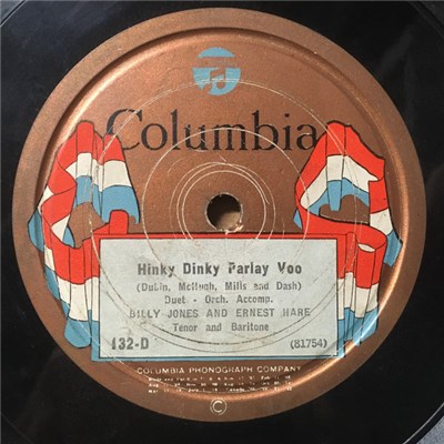 Billy Jones And Ernest Hare - Hinky Dinky Parlay Voo / I'm Gonna Bring A Watermelon download mp3 flac