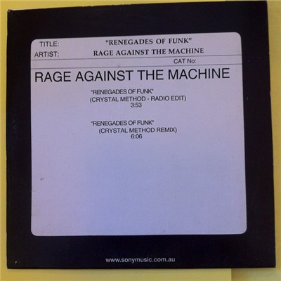 Rage Against The Machine - Renegades Of Funk (Crystal Method Remix) download mp3 flac