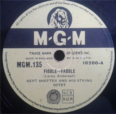 Bert Shefter And His String Octet - Fiddle-Faddle download mp3 flac