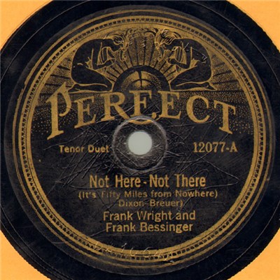 Frank Wright And Frank Bessinger - Not Here - Not There (It's Fifty Miles From Nowhere) / It's Not The First Time You Left Me (But It's The Last Time You'll Come Back) download mp3 flac