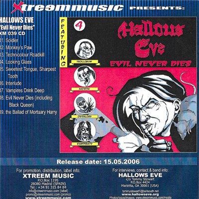 Hallows Eve - Evil Never Dies download mp3 flac