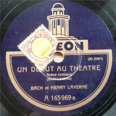Bach Et Henry Laverne - Un Debut Au Theatre / L'Embouteillage download mp3 flac