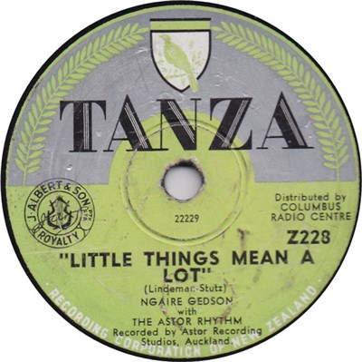 Ngaire Gedson, Graham Godbeer With The Astor Rhythm - Little Things Mean A Lot / Here download mp3 flac