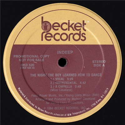 Indeep - The Night The Boy Learned How To Dance download mp3 flac