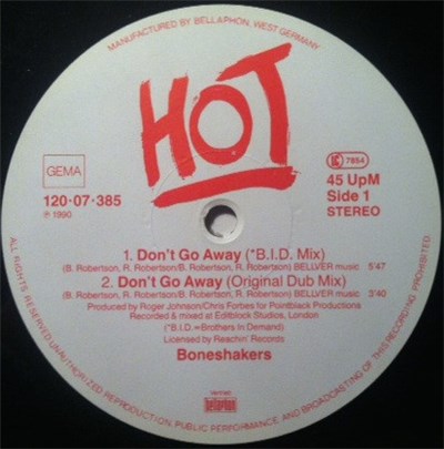 Boneshakers - Don't Go Away download mp3 flac