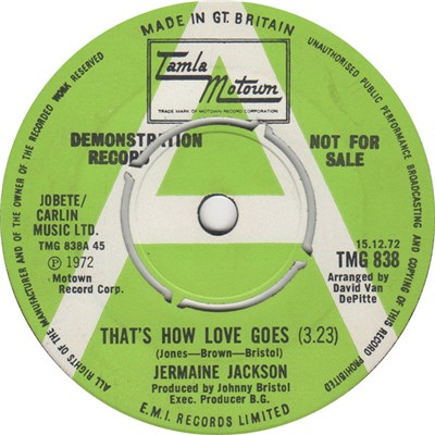 Jermaine Jackson - That's How Love Goes download mp3 flac