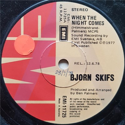 Bjorn Skifs - When The Night Comes download mp3 flac