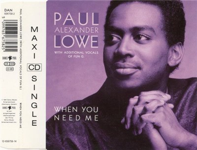 Paul Alexander Lowe - When You Need Me download mp3 flac