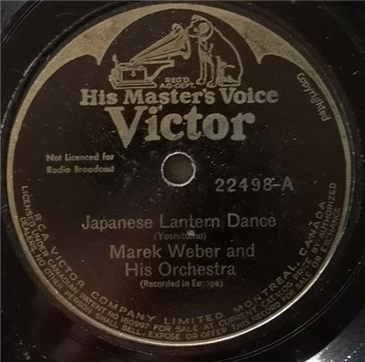 Marek Weber And His Orchestra - Japanese Lantern Dance /Chinese Street Serenade download mp3 flac