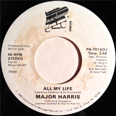 Major Harris - All My Life download mp3 flac