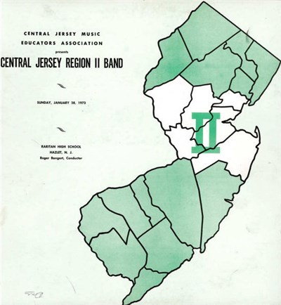 Central Jersey Region II All State Band - Central Jersey Music Educators' Association Presents Central Jersey Region II All State Band, Sunday, January 28, 1973 download mp3 flac