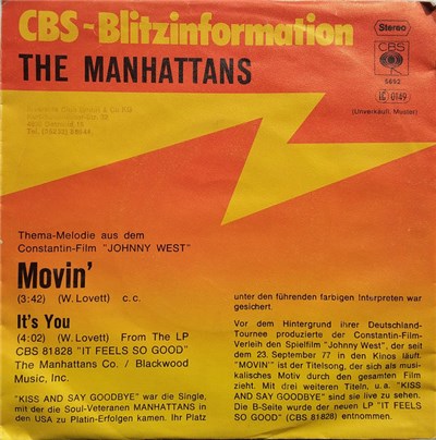 The Manhattans - Movin' download mp3 flac