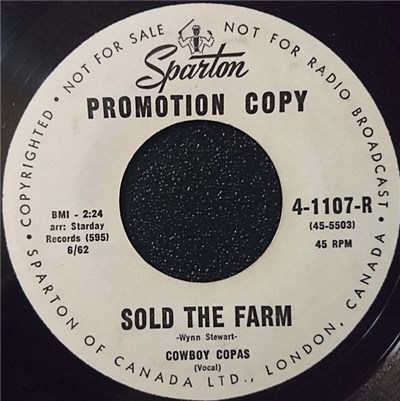 Cowboy Copas - Sold The Farm / Table In The Corner download mp3 flac