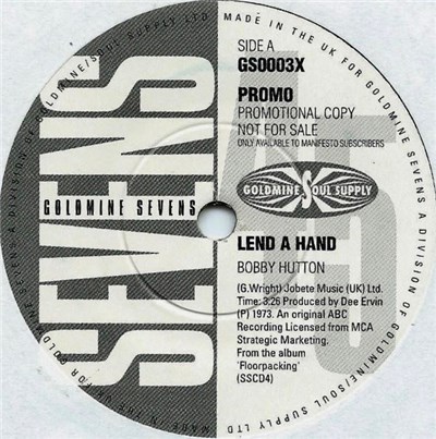 Bobby Hutton / Lou Pride - Lend A Hand / I'm Comun' Home In The Mornun' download mp3 flac
