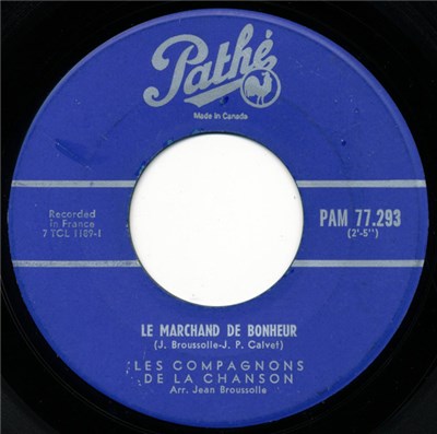 Les Compagnons De La Chanson - Le Marchand De Bonheur / Carioca, Mon Ami (Madeira De Lei) download mp3 flac