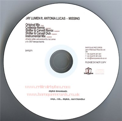 Jay Lumen Ft. Antonia Lucas - Missing download mp3 flac