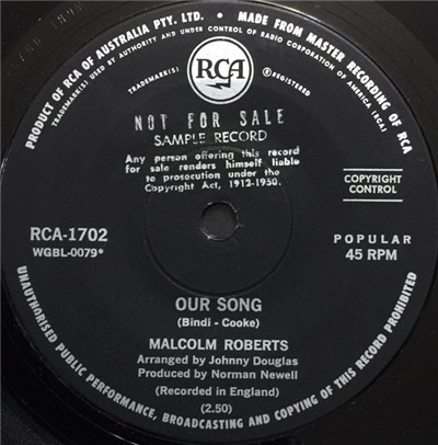 Malcolm Roberts - Our Song download mp3 flac
