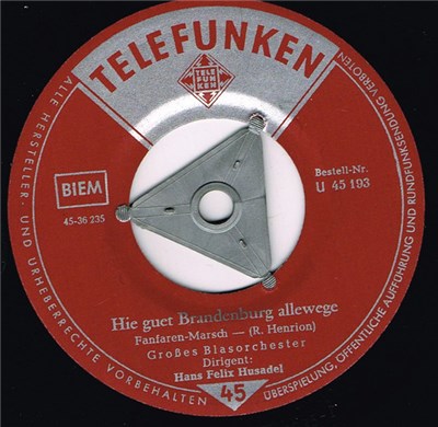 Großes Blasorchester - Fehrbelliner Reitermarsch / Hie Guet Brandenburg Allewege download mp3 flac