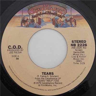 C.O.D. - Tears download mp3 flac