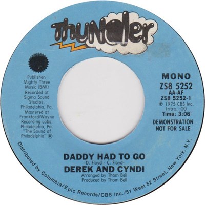 Derek And Cyndi - Daddy Had To Go download mp3 flac