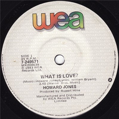 Howard Jones - What Is Love? download mp3 flac