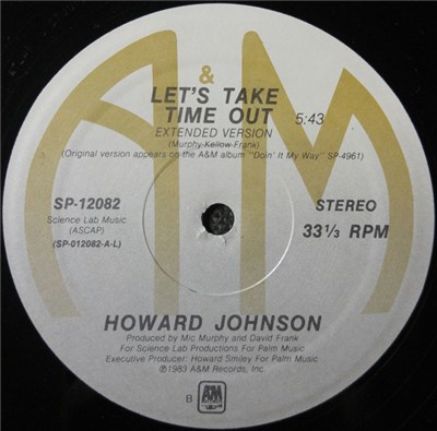 Howard Johnson - Let's Take Time Out / You're The One I've Needed download mp3 flac