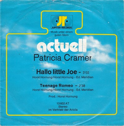 Patricia Cramer - Hallo Little Joe / Teenage Romeo download mp3 flac