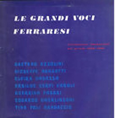 Various - Le Grandi Voci Ferraresi download mp3 flac