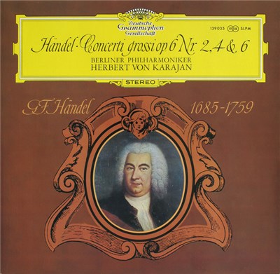 Händel, Berliner Philharmoniker, Herbert von Karajan - Concerti Grossi Op. 6 Nr. 2, 4 & 6 download mp3 flac