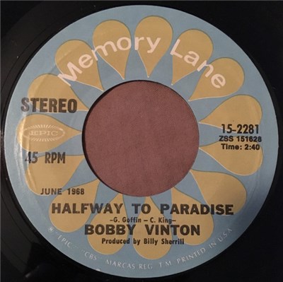 Bobby Vinton - Halfway To Paradise / Take Good Care Of My Baby download mp3 flac