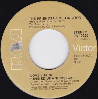 The Friends Of Distinction - Love Shack (Opened Up A Shop) Part 1 & 2 download mp3 flac