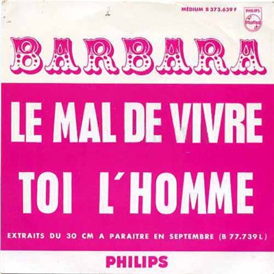 Barbara - Le Mal De Vivre download mp3 flac
