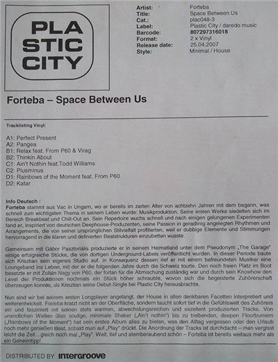 Forteba - Space Between Us download mp3 flac