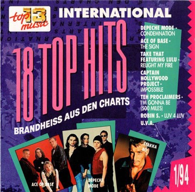 Various - 18 Top Hits International 1/94 download mp3 flac