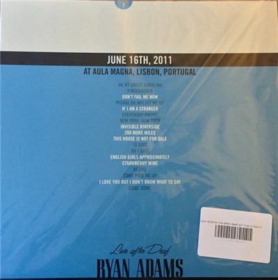 Ryan Adams - Live After Deaf - June 16th, 2011 At Aula Magna, Lisbon, Portugal download mp3 flac