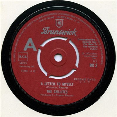 The Chi-Lites - A Letter To Myself download mp3 flac