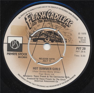 Flash Cadillac And The Continental Kids - Hot Summer Girls download mp3 flac