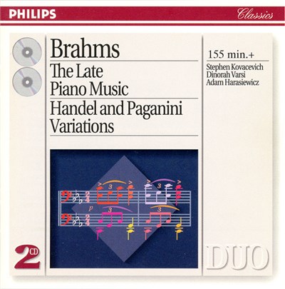 Stephen Kovacevich, Dinorah Varsi, Adam Harasiewicz : Brahms - The Late Piano Music download mp3 flac