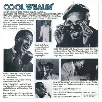 Various - Cool Whalin' - Be Bop Vocals, Rare And Unissued Material download mp3 flac