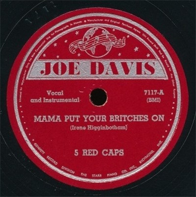 5 Red Caps - Mama Put Your Britches On / Tuscaloosa download mp3 flac