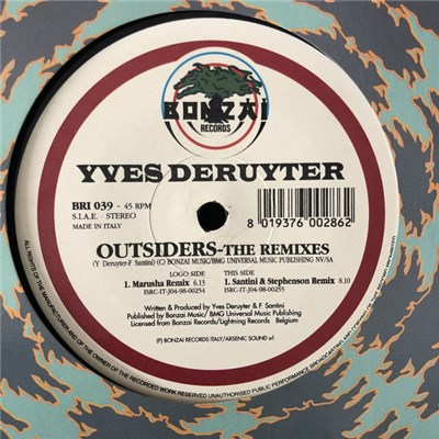 Yves Deruyter - Outsiders - The Remixes download mp3 flac