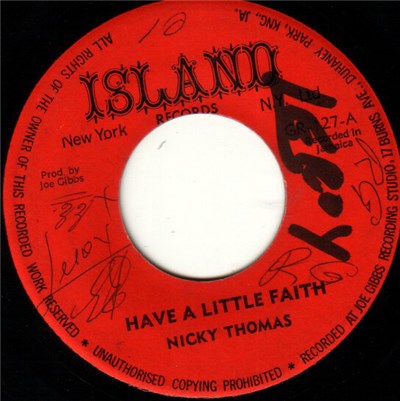 Nicky Thomas - Have A Little Faith download mp3 flac