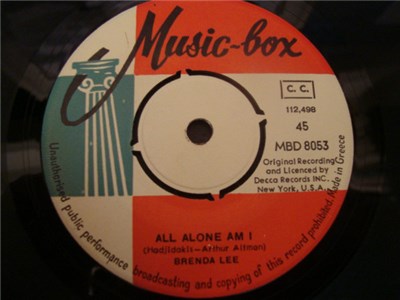Brenda Lee - All Alone Am I / Save All Your Lovin' For Me download mp3 flac