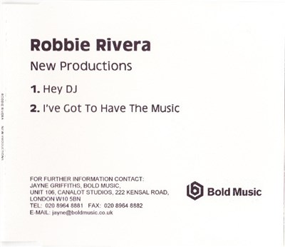 Robbie Rivera - New Productions download mp3 flac