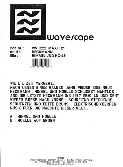 Heckmann - Himmel Und Hölle download mp3 flac
