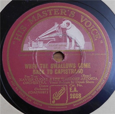 Xavier Cugat & His Waldorf-Astoria Orchestra - Siboney / When The Swallows Come Back To Capistrano download mp3 flac