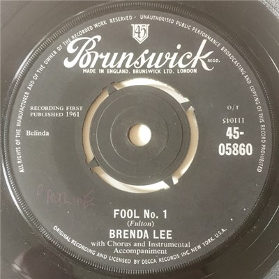 Brenda Lee - Fool #1 / Anybody But Me download mp3 flac